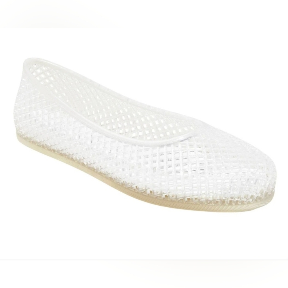 Wild Fable Women's Isabella Clear Jelly Ballet Flats